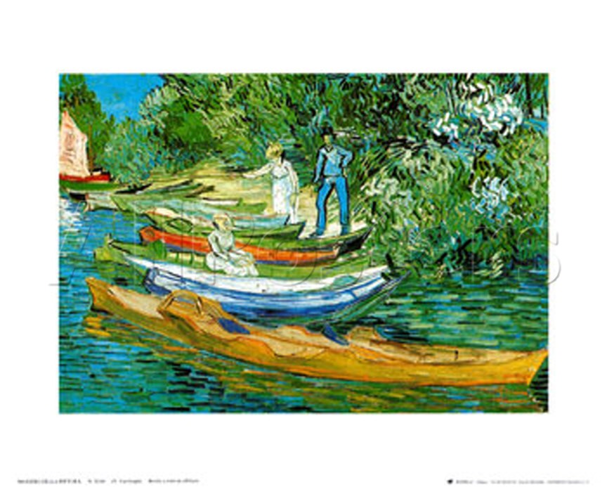 Boats to Rent - Van Gogh Painting On Canvas